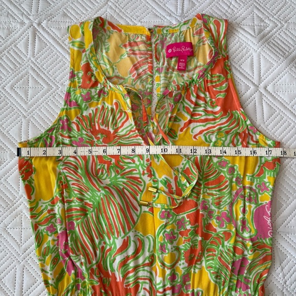 Lilly Pulitzer x Target Challis Romper Happy Place Size Medium - Picture 5 of 11